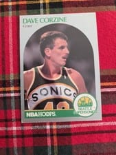 1990-91 Hoops Base Set Dave Corzine #436 card