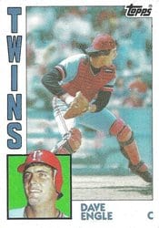 1984 Topps Base Set Dave Engle #463 card