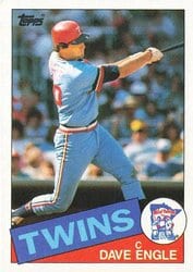 1985 Topps Base Set Dave Engle #667 card