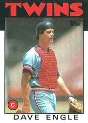 1986 Topps Base Set Dave Engle #43 card
