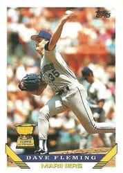 1993 Topps Base Set Dave Fleming #45 card