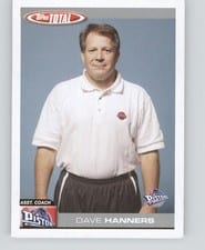 2004-05 Topps Total Base Set Dave Hanners #376 card