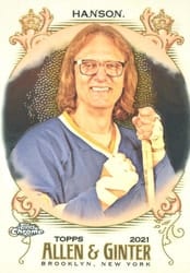 2021 Topps Allen & Ginter Chrome Base Set Dave Hanson #275 card