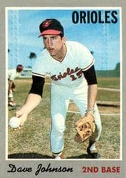 1970 Topps Base Set Dave Johnson #45 card
