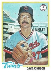 1978 Topps Base Set Dave Johnson #627 card