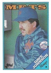 1988 Topps Base Set Dave Johnson #164 card