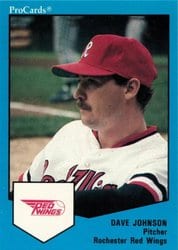1989 ProCards FutureStars AAA Base Set Dave Johnson #1656 card