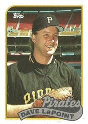1989 Topps Base Set Dave LaPoint #89 card