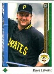 1989 Upper Deck Base Set Dave LaPoint #600 card