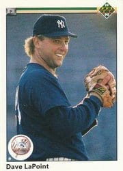 1990 Upper Deck Base Set Dave LaPoint #507 card