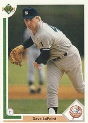 1991 Upper Deck Base Set Dave LaPoint #483 card