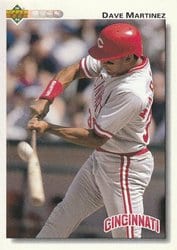 1992 Upper Deck Base Set Dave Martinez #784 card
