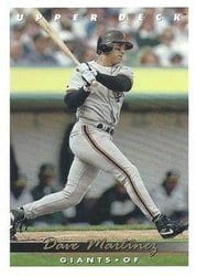1993 Upper Deck Base Set Dave Martinez #700 card