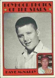 1972 Topps Base Set Dave McNally #344 card