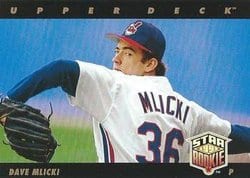 1993 Upper Deck Base Set Dave Mlicki #17 card