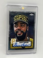 2021 Topps Chrome Platinum Anniversary Autographs Dave Parker #PA-DP card