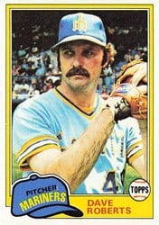 1981 Topps Base Set Dave Roberts #57 card