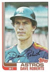 1982 Topps Base Set Dave Roberts #218 card