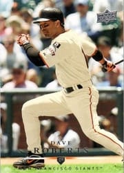 2008 Upper Deck Base Set Dave Roberts #119 card