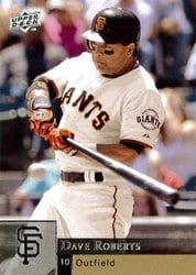 2009 Upper Deck Base Set Dave Roberts #842 card