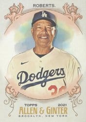 2021 Topps Allen & Ginter Base Set Dave Roberts #308 card