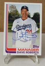 2021 Topps Archives Fan Favorite Autographs Dave Roberts #FFA-DR card