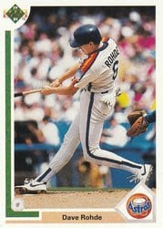1991 Upper Deck Base Set Dave Rohde #662 card