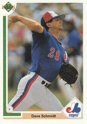 1991 Upper Deck Base Set Dave Schmidt #684 card