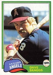 1981 Topps Base Set Dave Skaggs #48 card