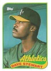 1989 Topps Base Set Dave Stewart #145 card