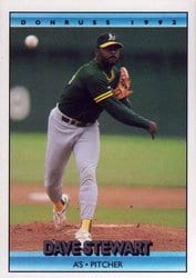 1992 Donruss Base Set Dave Stewart #225 card