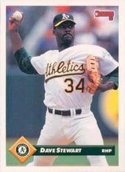 1993 Donruss Base Set Dave Stewart #611 card