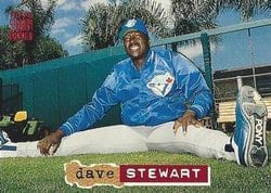 1994 Stadium Club Base Set Dave Stewart #317 card