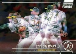 2022 Stadium Club Chrome Base Set Dave Stewart #206 card