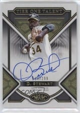 2023 Topps Tier One Talent Autographs Dave Stewart #T1TA-DS card