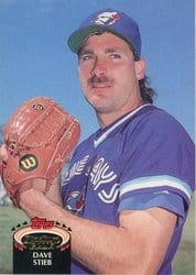 1992 Stadium Club Base Set Dave Stieb #97 card