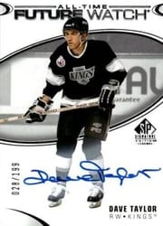 2020-21 SP Signature Edition Legends Base Set Dave Taylor #353 card