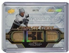 2023-24 Upper Deck Engrained Complete Sticks Dave Taylor #CS-DT card