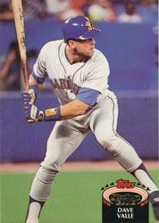 1992 Stadium Club Base Set Dave Valle #56 card