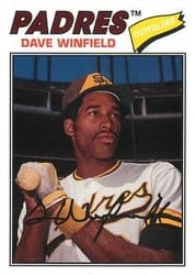 2018 Topps Archives Base Set Dave Winfield #180 card