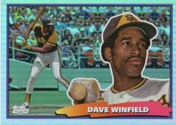2022 Topps Archives 1988 Topps Big Foil Dave Winfield #88BF-23 card