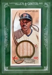 2023 Topps Allen & Ginter Framed Mini Relics Dave Winfield #MFR-DW card