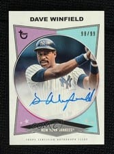 2023 Topps Brooklyn Collection Autographs Dave Winfield #AC-DW card