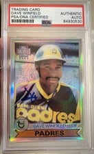 Dave Winfield 2024 Topps Archives 1990 Topps Batting Leaders Autographs card