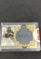 2024 Topps Tier One Clear One Autographs Dave Winfield #C1A-DW card