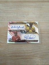 Dave Winfield / Barry Larkin 2026 Bowman Draft Pick Pairings Autograph card