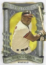 2024 Topps Allen & Ginter Cycle Succession Dave Winfield (California Angels) #CS-16 card