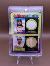 2024 Topps Heritage Clubhouse Collection Dual Relics Dave Winfield / Fernando Tatis Jr. #CCDR-TW card