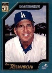 2001 Topps Base Set Davey Johnson #340 card