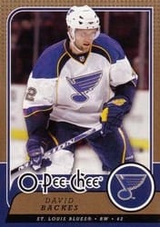 2008-09 O-Pee-Chee Base Set David Backes #178 card